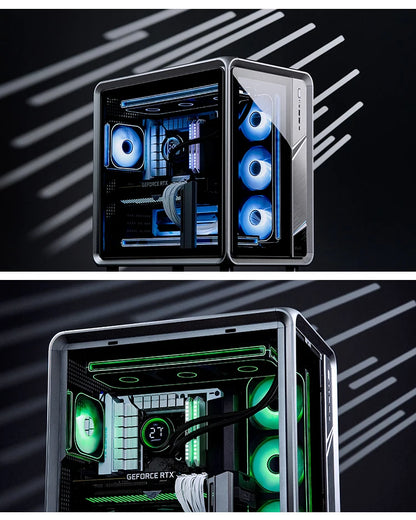 240mm CPU Liquid Cooler White RGB Mirror Fan