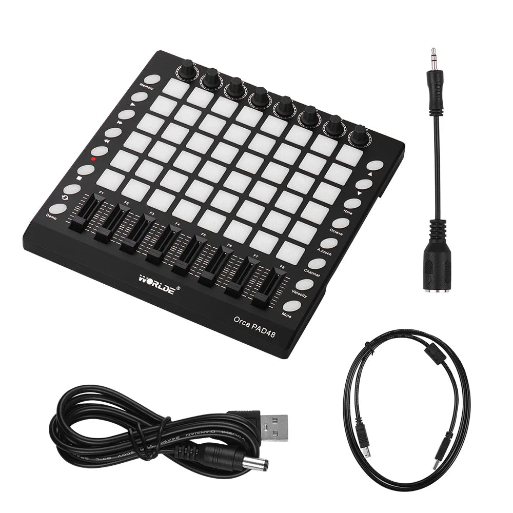 PAD48 RGB Drum Pad Controller with Multi Touch and MIDI