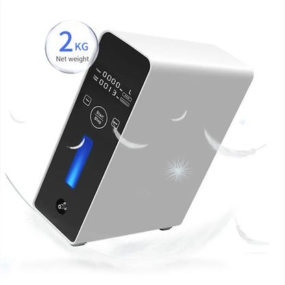 2L Portable Oxygen Concentrator with Continuous Flow