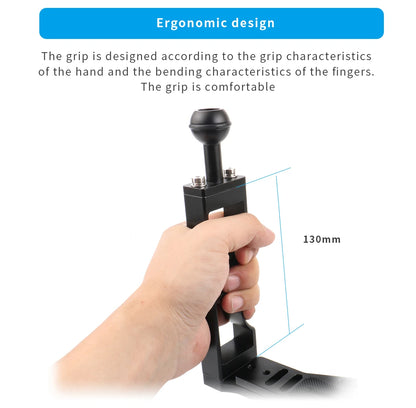 Diving Camera Tray Stabilizer Rig with Dual Handles
