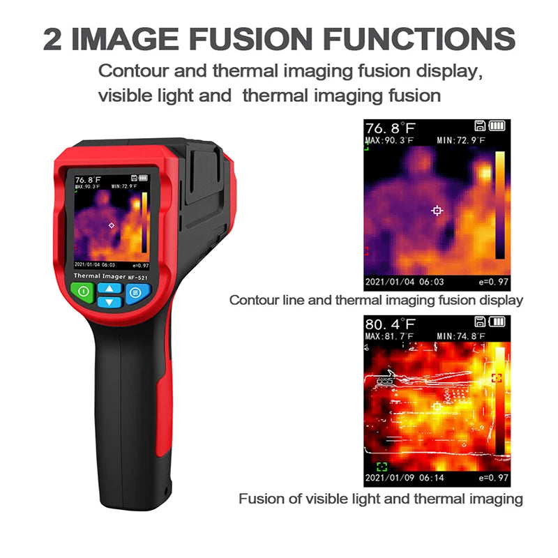 Portable Infrared Thermal Imager 340x240 Heat Detector