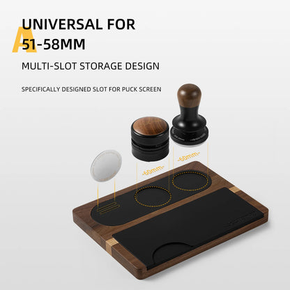 Wooden Espresso Tamper Mat for 51-58mm Portafilters