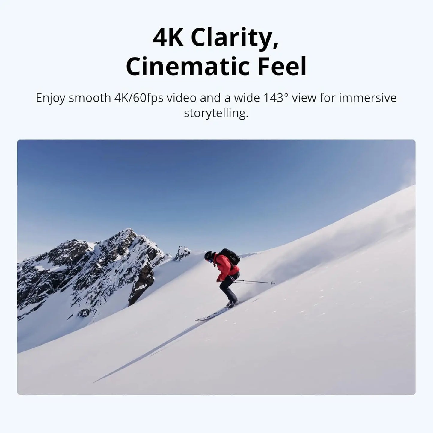 DJI Osmo Nano 4K/60fps Mini Action Camera 128GB Storage