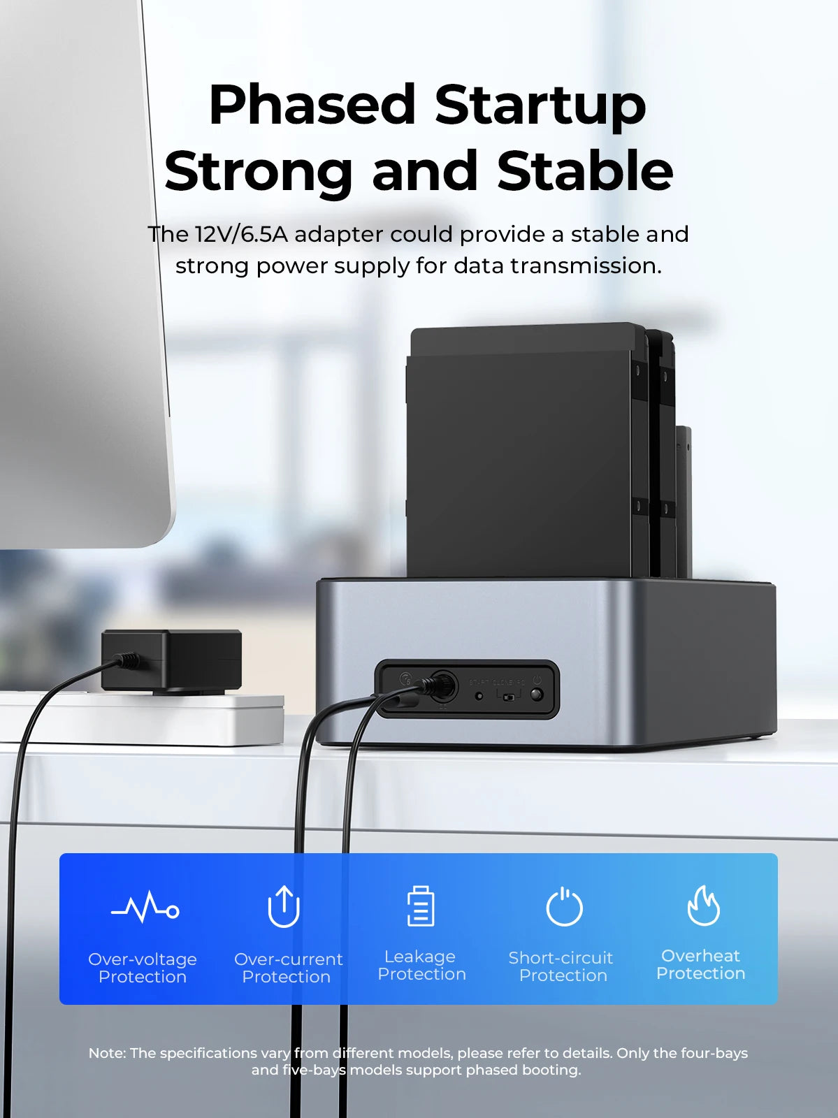 5 Bay Hard Drive Dock 5Gbps Clone Station