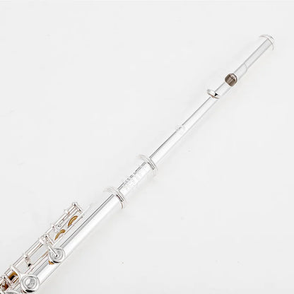 Professional Silver-Plated Flute C Key 17-Hole with Case
