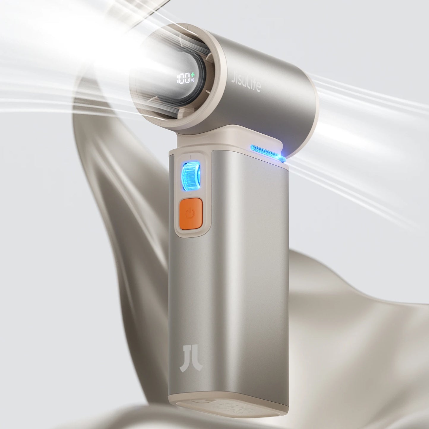 Portable Turbo Handheld Fan with 100 Speeds and LED Display
