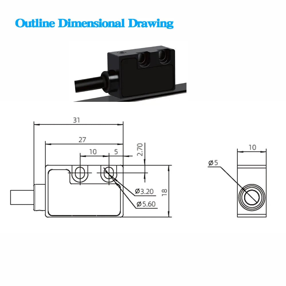 Precision Magnetic Scale Ruler System 2000mm