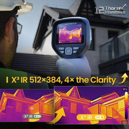 Portable Thermal Imager 512×384 Infrared Camera 4x Zoom