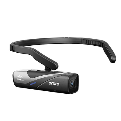 4K Wearable Camera with 60fps and Gimbal Stabilization