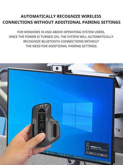 Ergonomic Wireless Mouse 8K DPI Long Battery Life