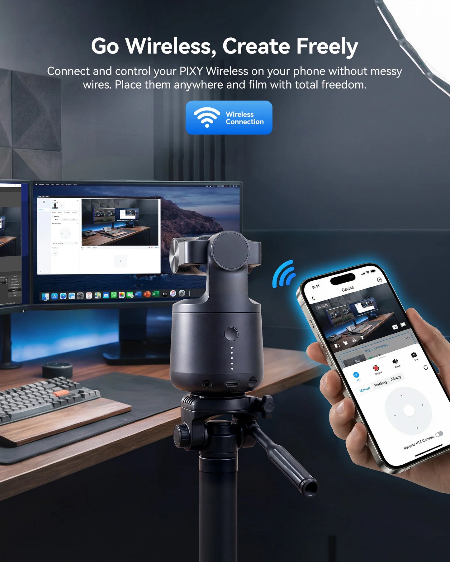 Smart 4K PTZ Streaming Camera with AI Auto Tracking
