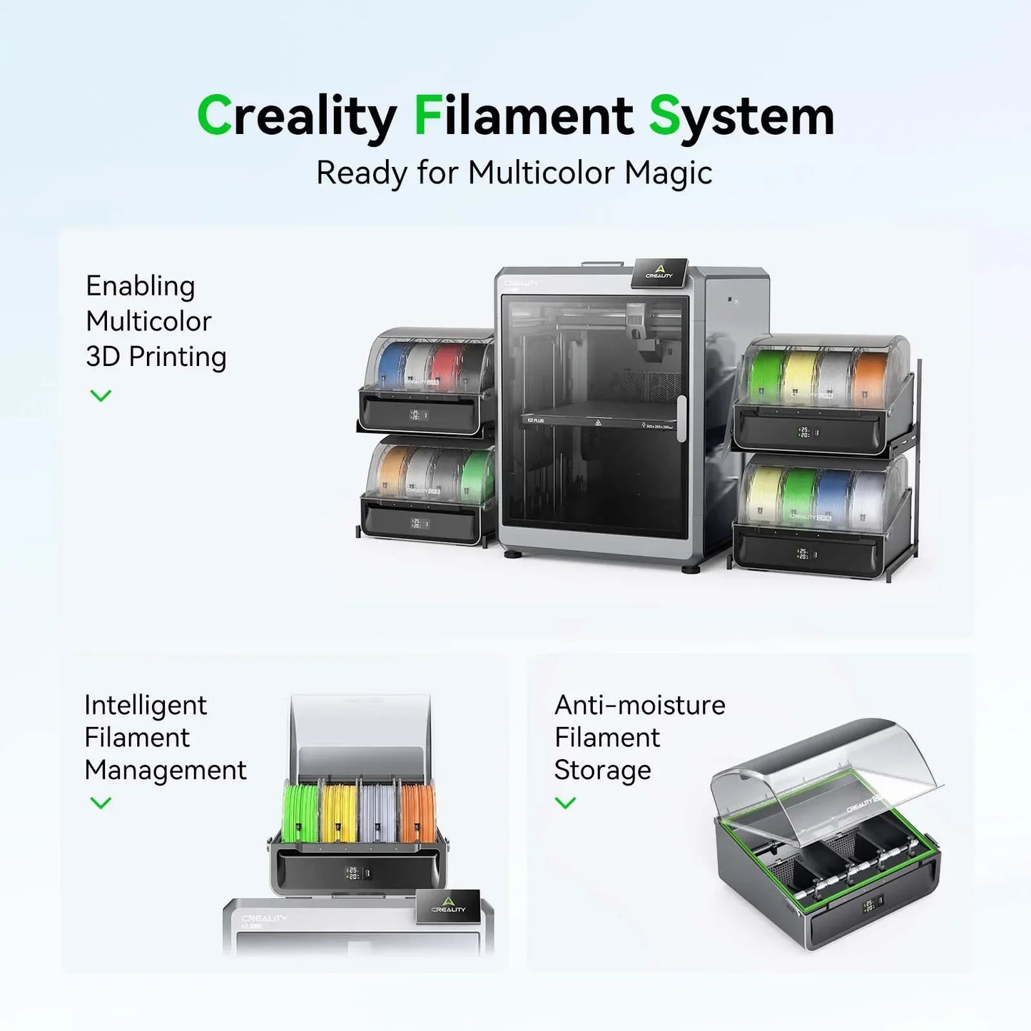 Creality CFS Filament System for K2 PLUS 3D Printers