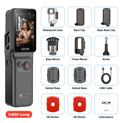 4K 30fps Flip Touch Screen Action Camera Long Battery