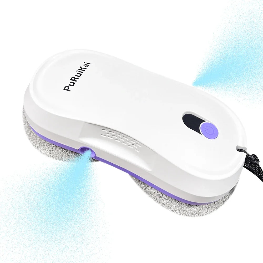 Smart Window Cleaning Robot with Electric Spray and Remote Operation