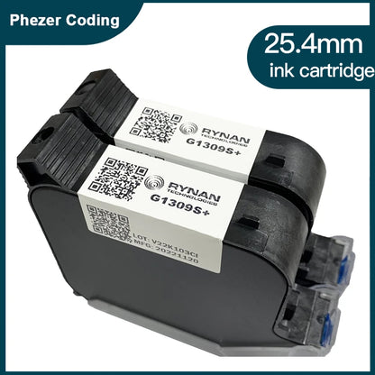 5-Pack 25.4mm Ink Cartridges Quick Dry High Adhesion