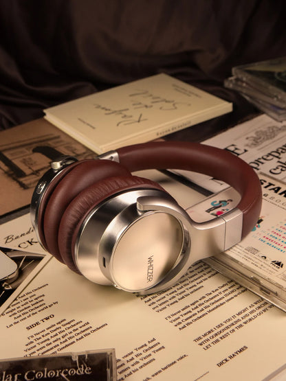 Active Noise Cancelling Wireless & Wired HiFi Headset