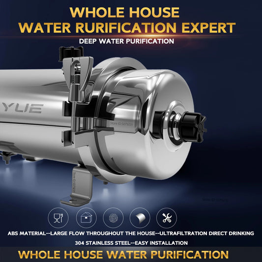 High Flow UF Water Filter System 3000L Stainless Steel