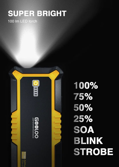 4000A 12V Car Battery Jump Starter Power Bank