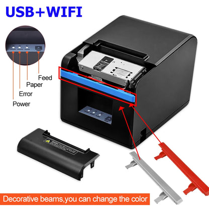 80mm Thermal Receipt Printer USB Plus Ethernet