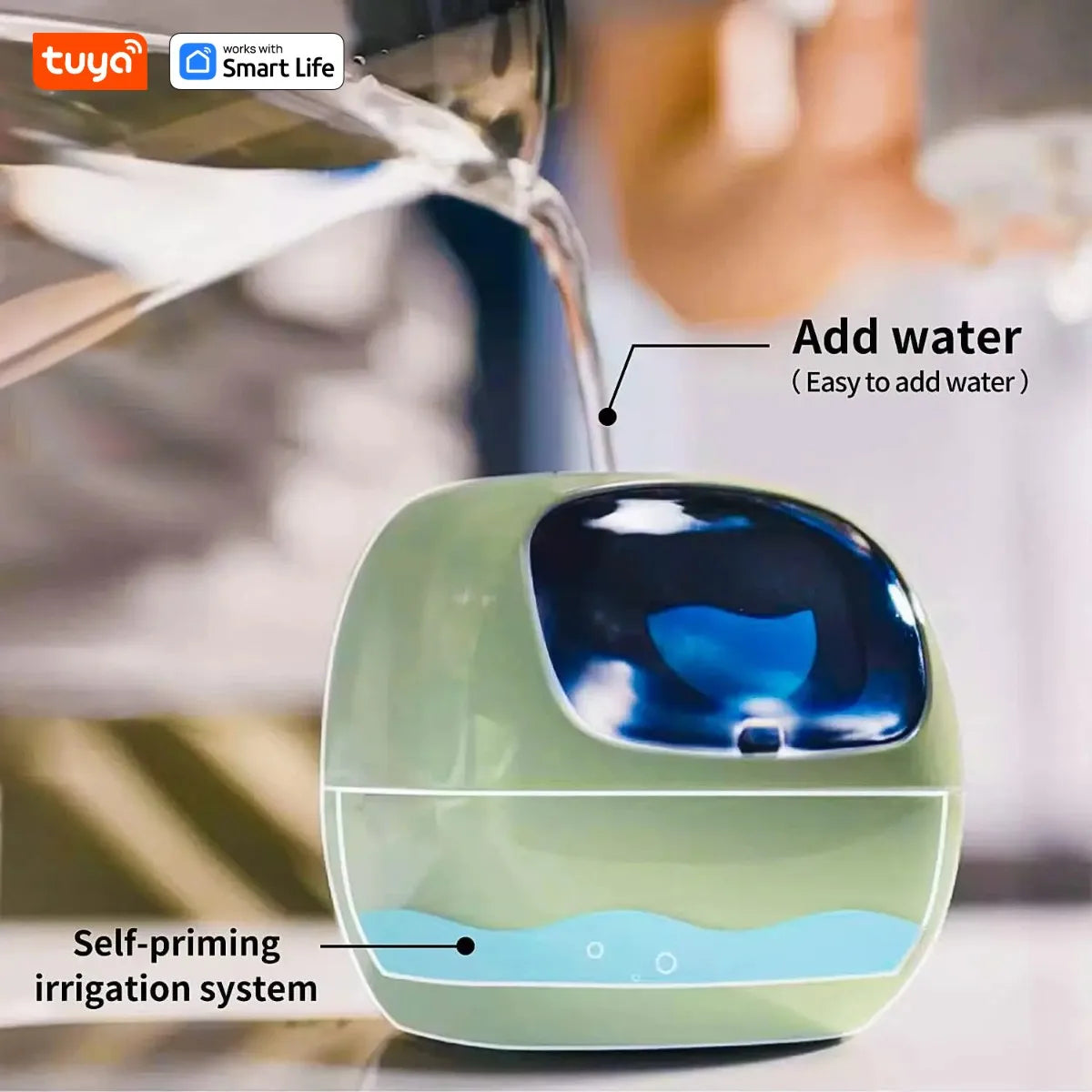 Smart Plant Pot with AI 49 Expressions and 7 Sensors