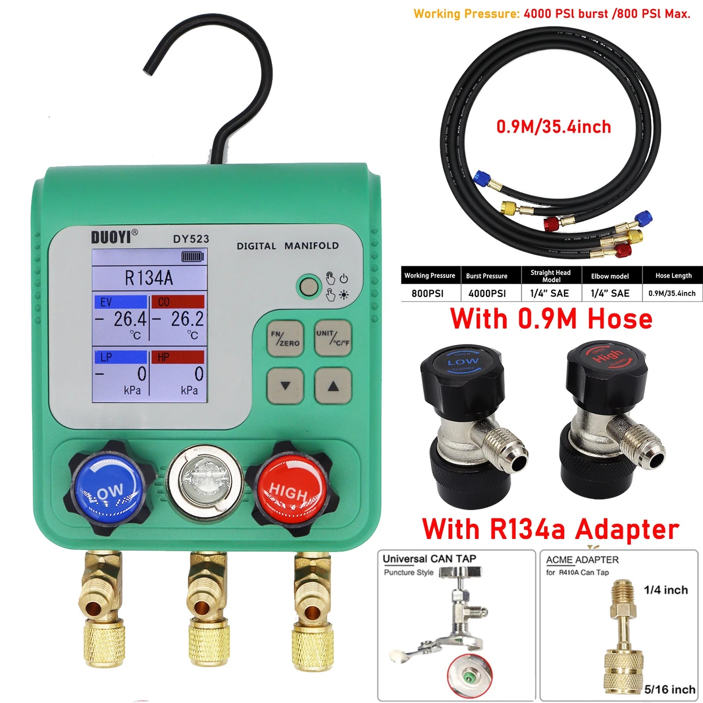 Electronic Vacuum Gauge for HVAC Repair