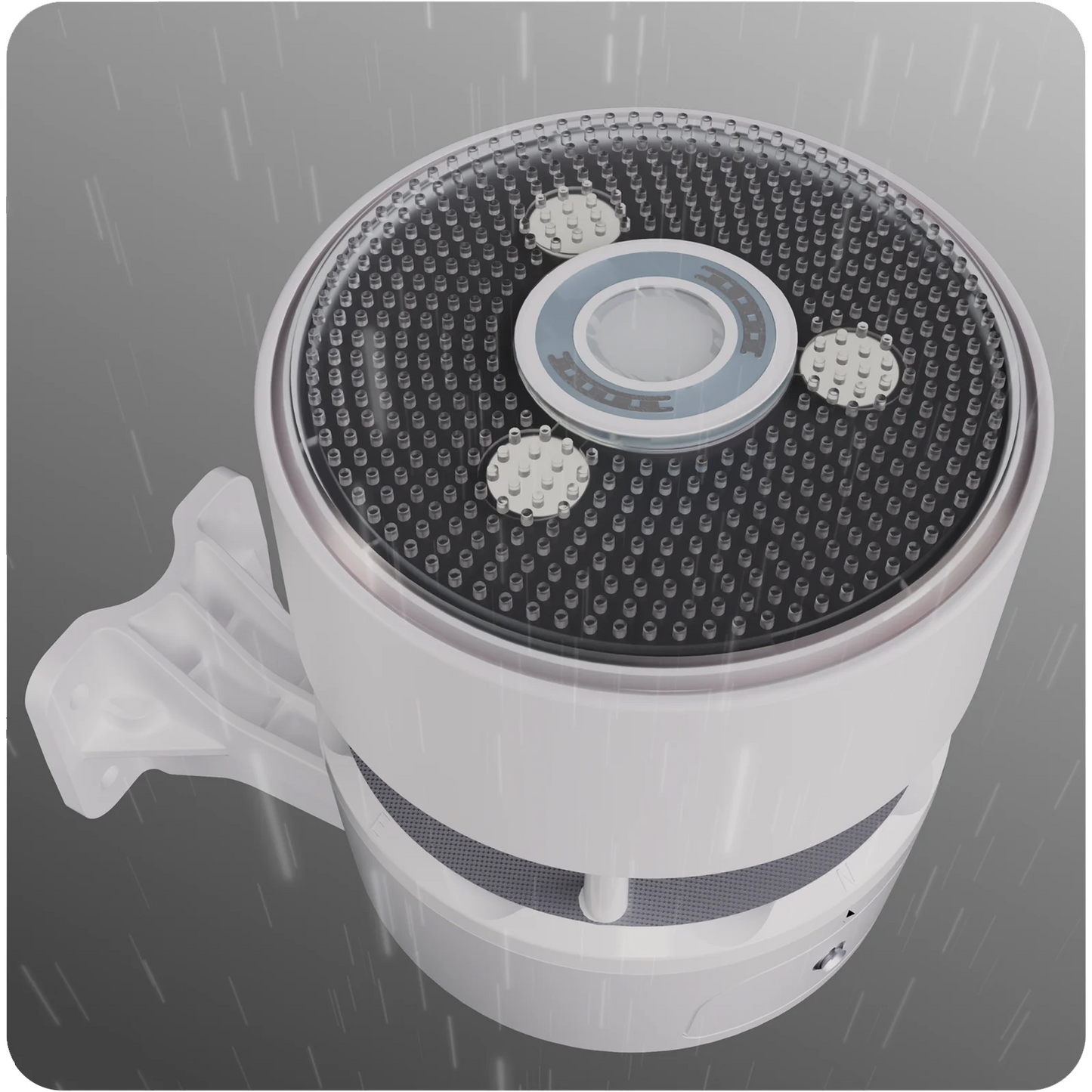 Wireless Weather Station with 7.5 Inch Display and Rain Gauge