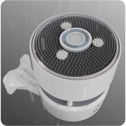 Wireless Weather Station with 7.5 Inch Display and Rain Gauge