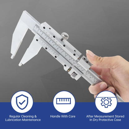 Heavy Duty Carbon Steel Vernier Caliper 0-24 Inch
