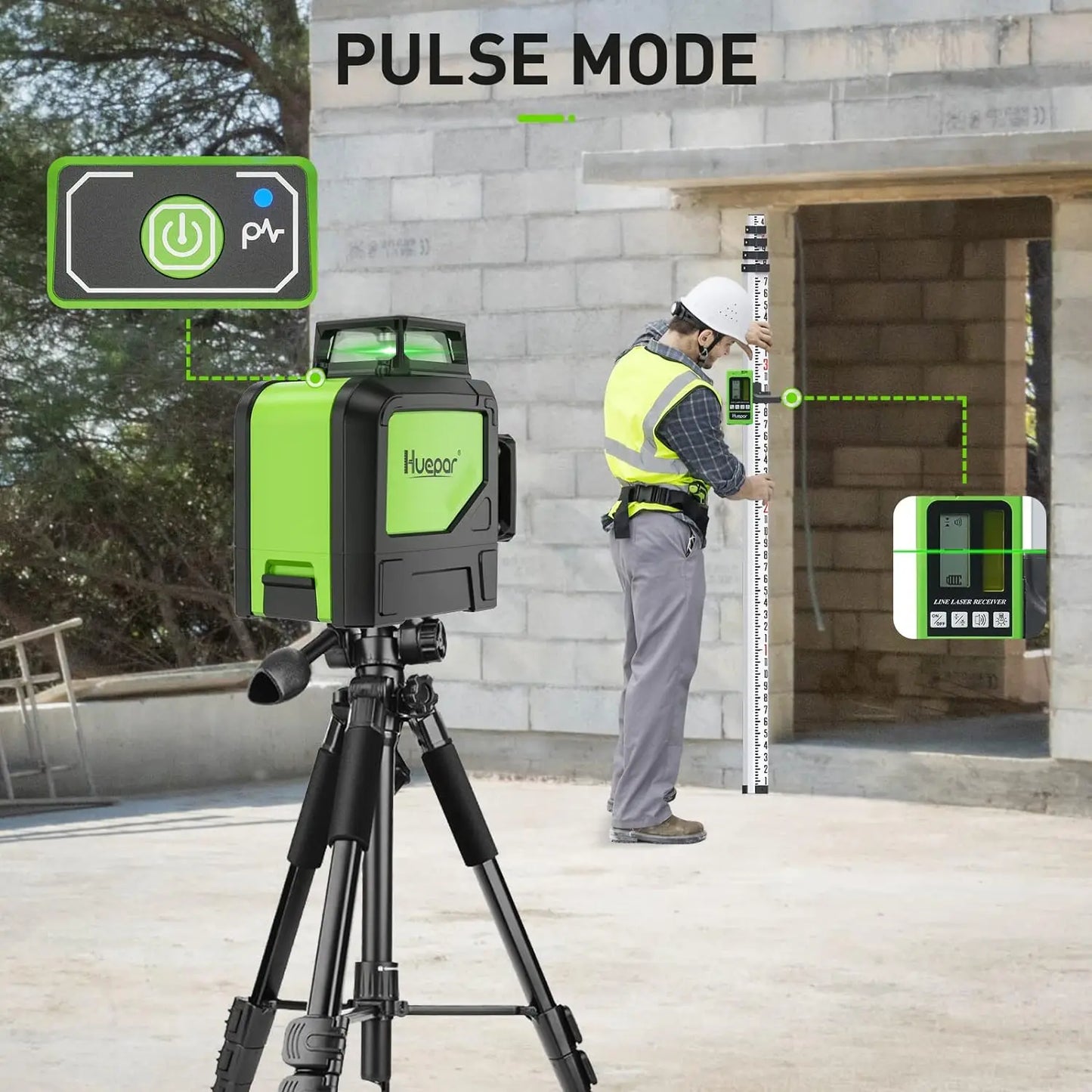 Portable 8 Line Laser Level 360 Cross Line