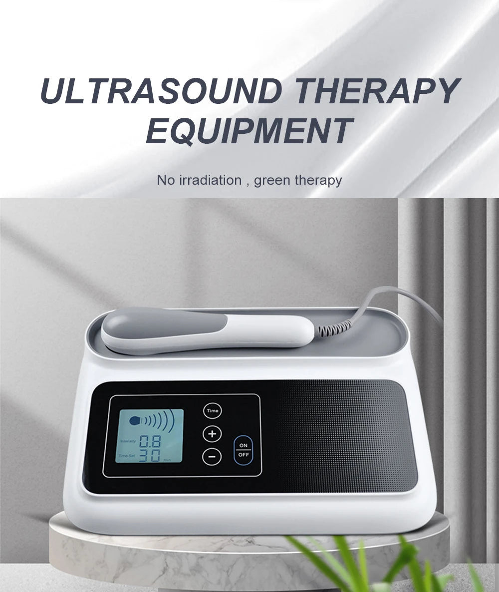 1MHz Ultrasonic Physiotherapy Machine with LCD Screen