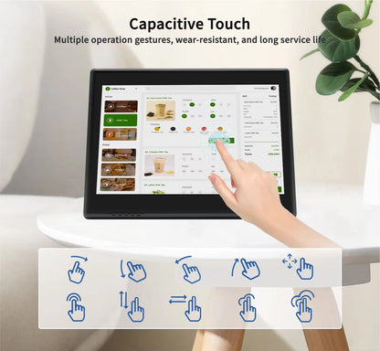 10.1 Inch Desktop POS Kiosk 4G 32GB White