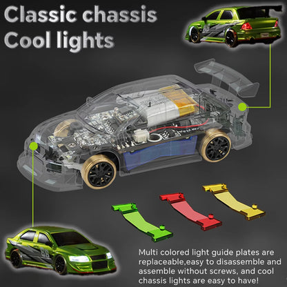 1:76 Mini Drift RC Car with Gyro RTR Remote Control