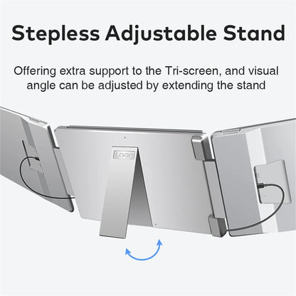 16" Foldable LCD Monitor for Work & Gaming