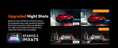 N5 4-Camera Car Dash Cam 2.7K HD