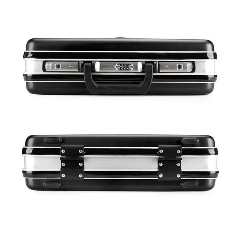 Heavy Duty Aluminum Laptop Briefcase TSA Lock Travel Case