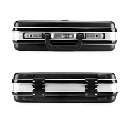 Heavy Duty Aluminum Laptop Briefcase TSA Lock Travel Case