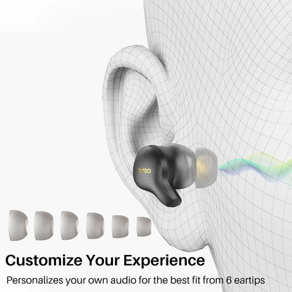 Wireless Hi-Res Bluetooth Earbuds with Active Noise Cancelling