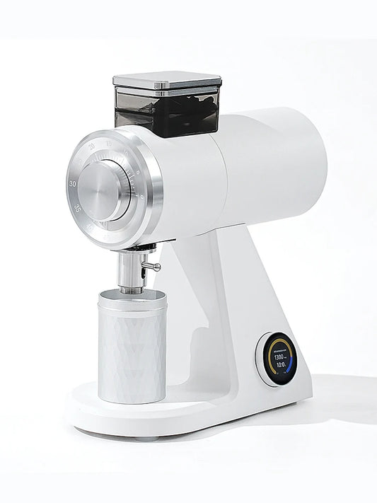 Electric Espresso Coffee Grinder 74mm Flat Burr