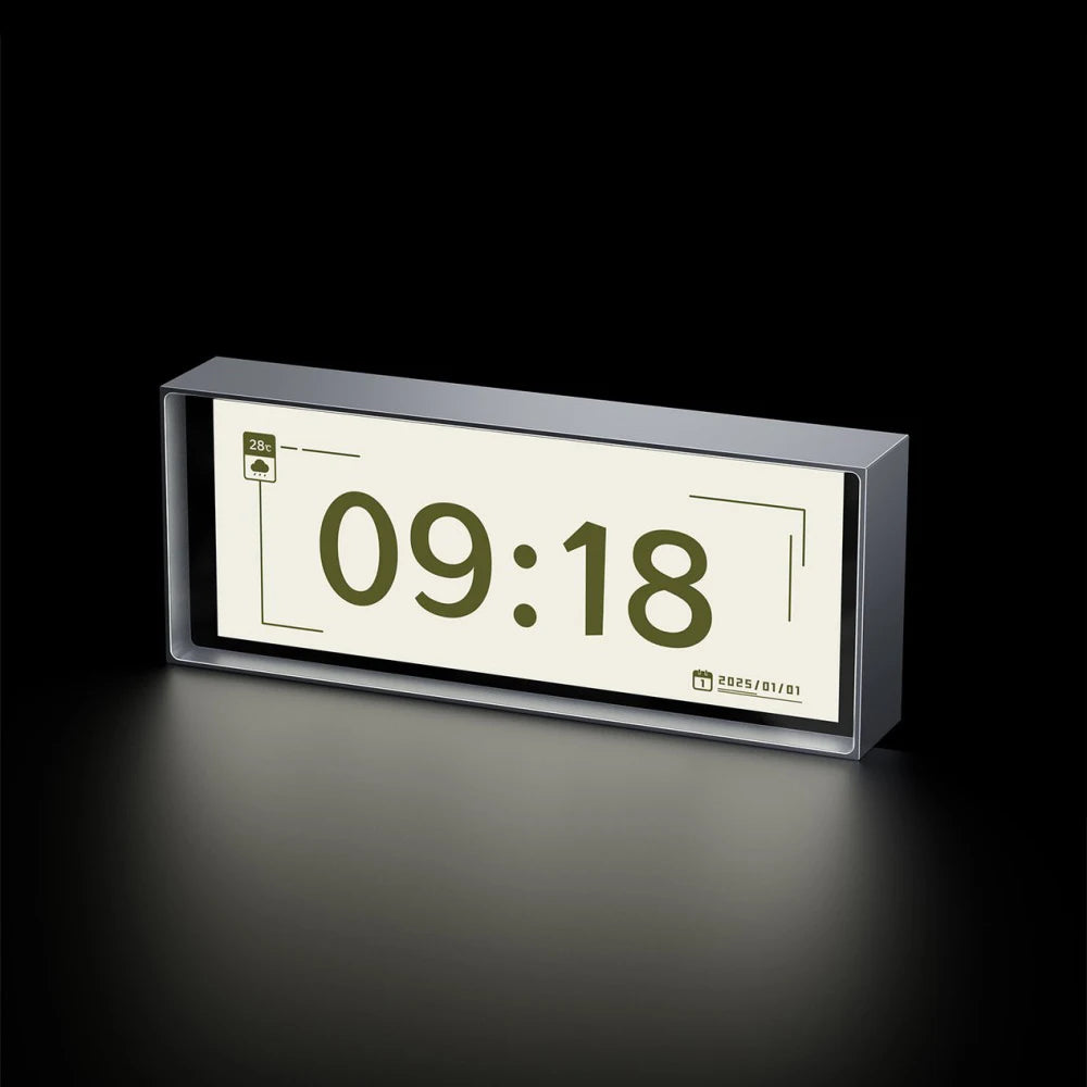 RGB Quantum Clock Night Light with APP and IPS Display