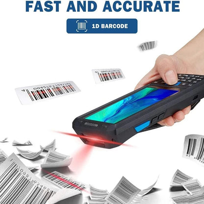 Portable NFC 2D Barcode Scanner Android 13 Handheld 4G Device