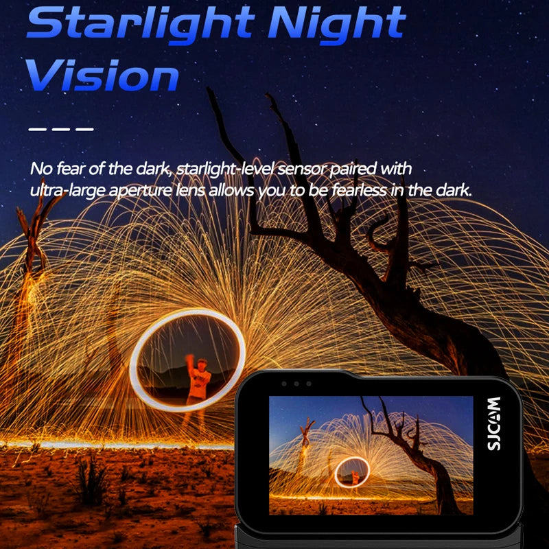 4K Dual Lens Waterproof Action Camera with 32GB Card