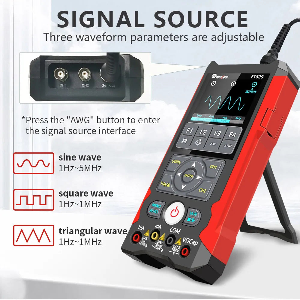 3-in-1 Electronic Tester Oscilloscope for Auto Power Repair