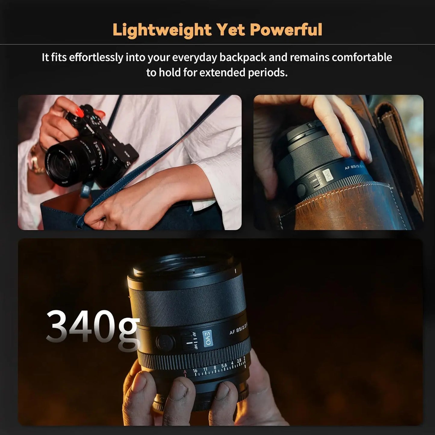 85mm F2.0 Autofocus Lens for Sony E-Mount