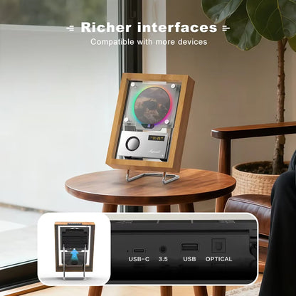 Multifunctional Wall Mounted CD Player with Bluetooth