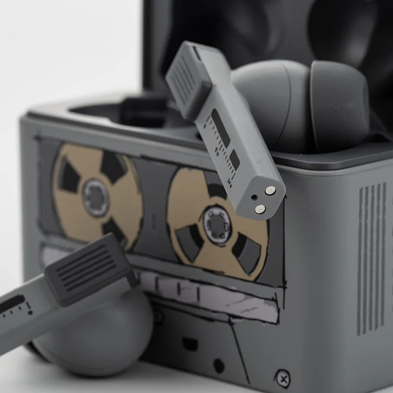 Bluetooth 6.0 Noise Cancelling Earphones with Adjustable Gain