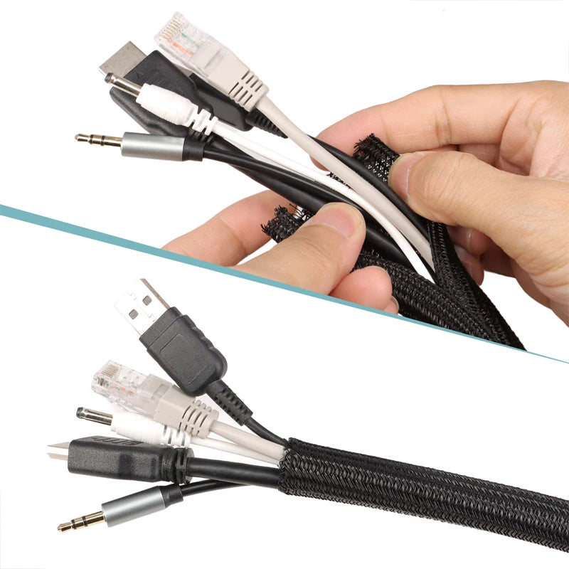 Self-Closing 13mm PET Cable Protector 50m
