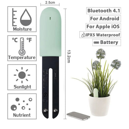 Smart Soil Moisture & Fertility Sensor Green (6 pcs)