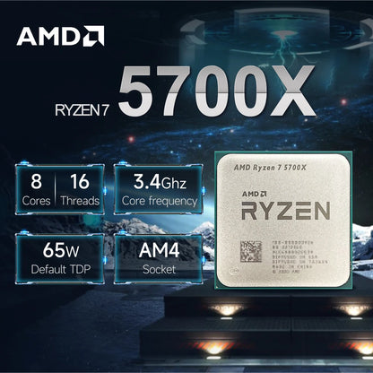 Ryzen 7 5700X 8-Core Processor 65W Socket AM4