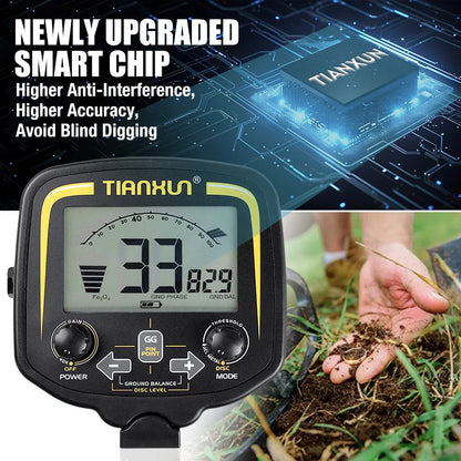 Versatile Metal Detector with LCD Display
