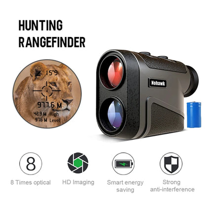 Compact 800m Golf Rangefinder with Flag-Lock Precision Mode